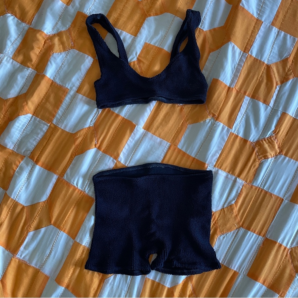 Youswim navy Eva + Shorts two piece